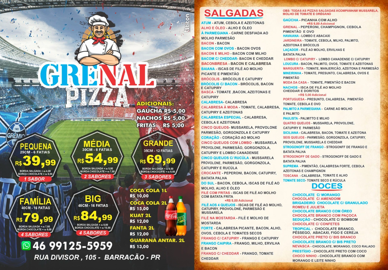 Grenal Pizza Barracão 