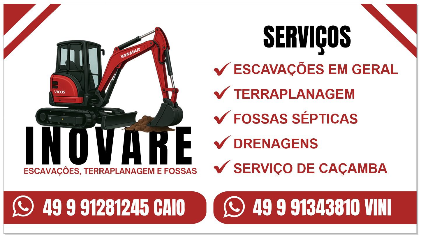 Inovare Escavações Terraplanagem e Fossas 