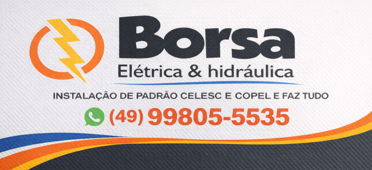 Borsa Instalações Elétricas e Hidráulicas 